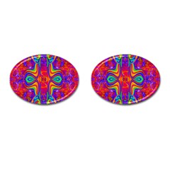 Abstract 1 Cufflinks (oval) by icarusismartdesigns