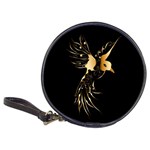 Beautiful Bird In Gold And Black Classic 20-CD Wallets Front