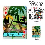 Surfing Playing Cards 54 Designs  Front - Diamond2