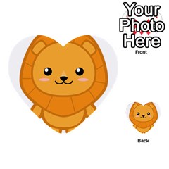 Kawaii Lion Multi-purpose Cards (heart)  by KawaiiKawaii