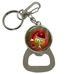 Funny Christmas Smiley Bottle Opener Key Chains by FantasyWorld7