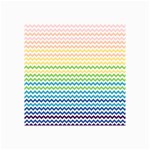 Pastel Gradient Rainbow Chevron Collage 8  x 10  10 x8  Print - 1