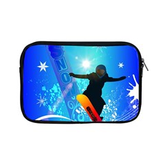 Snowboarding Apple Ipad Mini Zipper Cases by FantasyWorld7