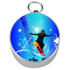 Snowboarding Silver Compasses by FantasyWorld7