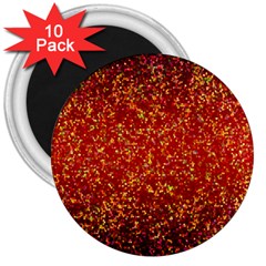 Glitter 3 3  Magnets (10 Pack)  by MedusArt