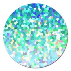 Mosaic Sparkley 1 Magnet 5  (round) by MedusArt