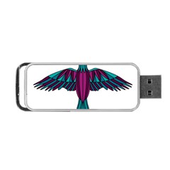 Stained Glass Bird Illustration  Portable Usb Flash (two Sides) by carocollins