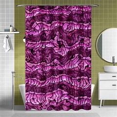 Alien Skin Hot Pink Shower Curtain 48  X 72  (small)  by ImpressiveMoments