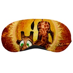 I m Waiting For You, Cute Giraffe Sleeping Masks by FantasyWorld7