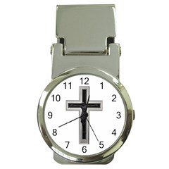 Christian Cross Money Clip Watch by igorsin