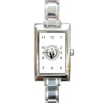 Anonymous Seal  Rectangle Italian Charm Watches Front