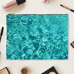 Turquoise Water Cosmetic Bag (xl) by trendistuff