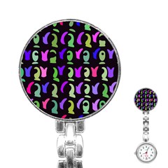 Misc Shapes Stainless Steel Nurses Watch by LalyLauraFLM