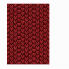 Red Reptile Skin Large Garden Flag (two Sides) by trendistuff