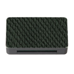 Dark Green Scales Memory Card Reader With Cf by trendistuff