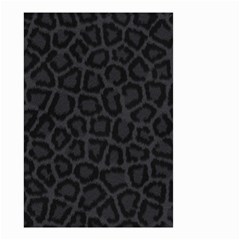 Black Leopard Print Small Garden Flag (two Sides) by trendistuff