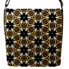 Faux Animal Print Pattern Flap Messenger Bag (s) by GardenOfOphir