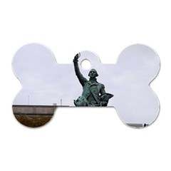 Washington Statue Dog Tag Bone (two Sides) by trendistuff