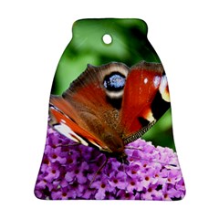 Peacock Butterfly Bell Ornament (2 Sides) by trendistuff