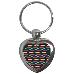 Triangles And Other Shapes			key Chain (heart) by LalyLauraFLM