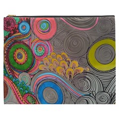 Rainbow Passion Cosmetic Bag (xxxl)  by SugaPlumsEmporium