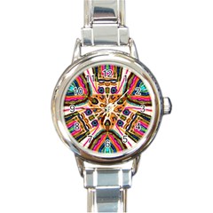 Ethnic You Collecition Round Italian Charm Watch by SugaPlumsEmporium