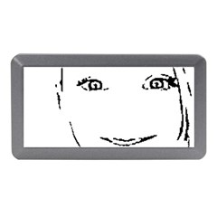 Portrait Black And White Girl Memory Card Reader (mini) by yoursparklingshop