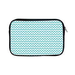 Blue White Chevron Apple Ipad Mini Zipper Cases by yoursparklingshop