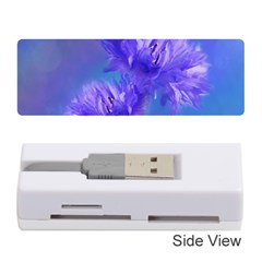 Flowers Cornflower Floral Chic Stylish Purple  Memory Card Reader (stick)  by yoursparklingshop