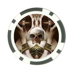 Skull Magic Poker Chip Card Guards by icarusismartdesigns