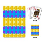 Rhombus and other shapes pattern                                          			Playing Cards Single Design Back