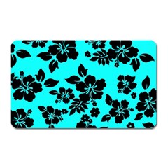 Blue Dark Hawaiian Magnet (rectangular) by AlohaStore