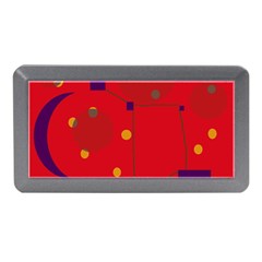 Red Abstract Sky Memory Card Reader (mini)