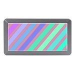 Pastel colorful lines Memory Card Reader (Mini) Front