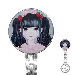 Nakayoshi Strawberry Stainless Steel Nurses Watch by kaoruhasegawa