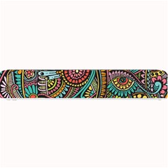 Colorful Hippie Flowers Pattern, Zz0103 Small Bar Mat