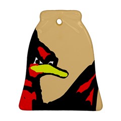 Angry Bird Bell Ornament (2 Sides) by Valentinaart