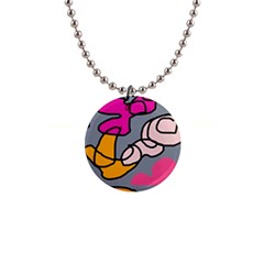 Colorful Abstract Design By Moma Button Necklaces