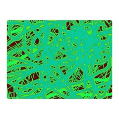 Green Neon Double Sided Flano Blanket (mini) 