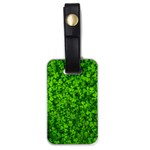 Shamrock Clovers Green Irish St  Patrick Ireland Good Luck Symbol 8000 Sv Luggage Tags (One Side)  Front