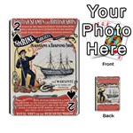 Vintage Advertisement British Navy Marine Typography Playing Cards 54 Designs  Front - Spade2