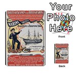 Vintage Advertisement British Navy Marine Typography Playing Cards 54 Designs  Back