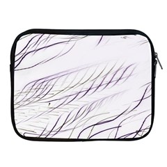 Lilac Stripes Apple Ipad 2/3/4 Zipper Cases