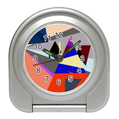 Geometrical Abstract Design Travel Alarm Clocks