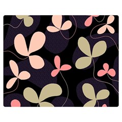 Elegant Floral Design Double Sided Flano Blanket (medium) 