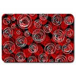 Red abstract decor Large Doormat  30 x20  Door Mat