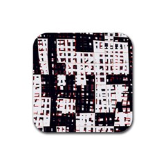 Abstract City Landscape Rubber Coaster (square) 