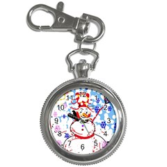 Snowman Key Chain Watches by Valentinaart