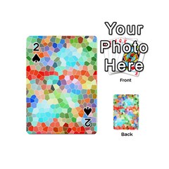 Colorful Mosaic  Playing Cards 54 (mini)  by designworld65