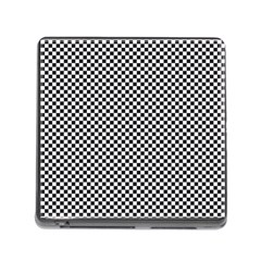 Sports Racing Chess Squares Black White Memory Card Reader (square) by EDDArt